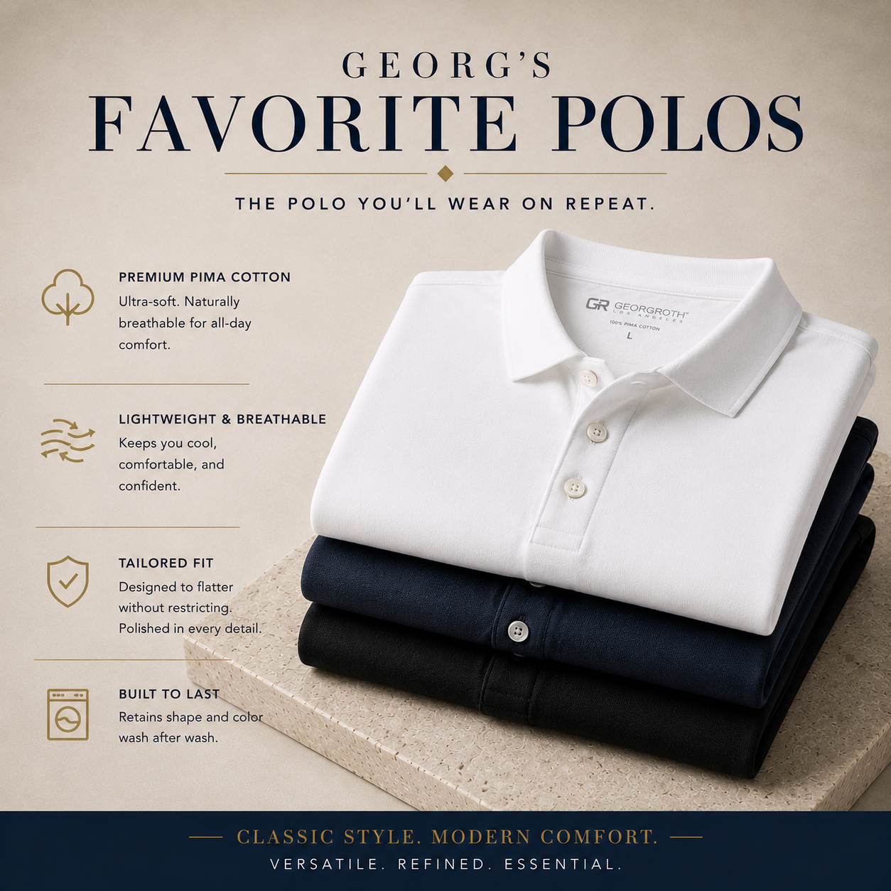 Georg Roth Favorites - Polos – Georg Roth Los Angeles