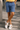 MENS CHINO SHORTS W/ STRETCH - Med Blue SH--5017-Inseam 9"